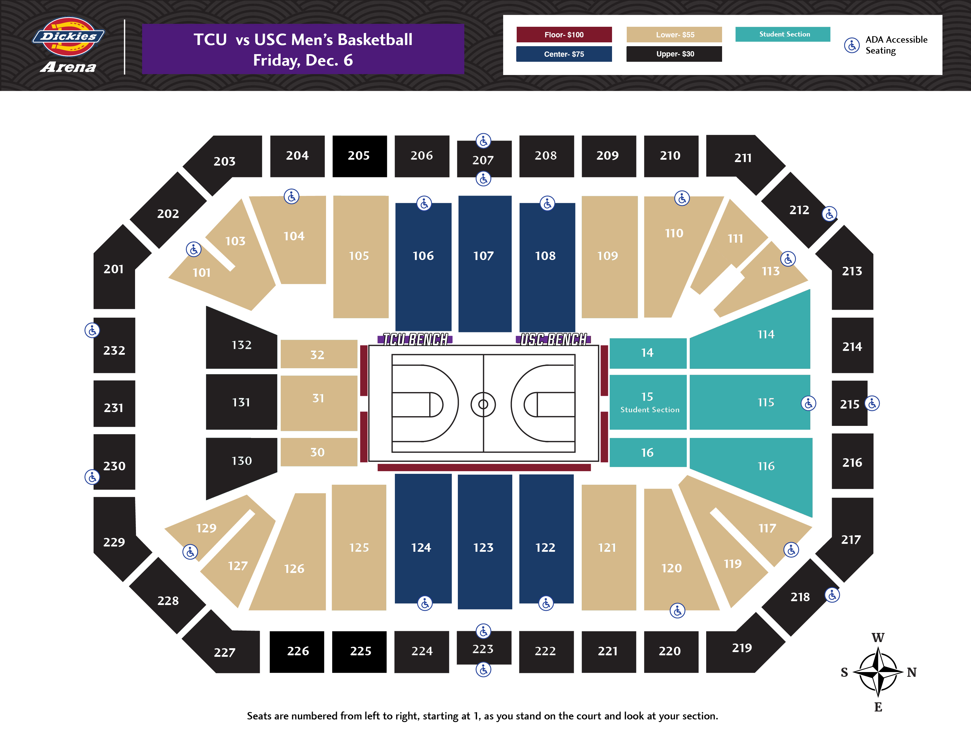 Basketball Seating Chart Elcho Table